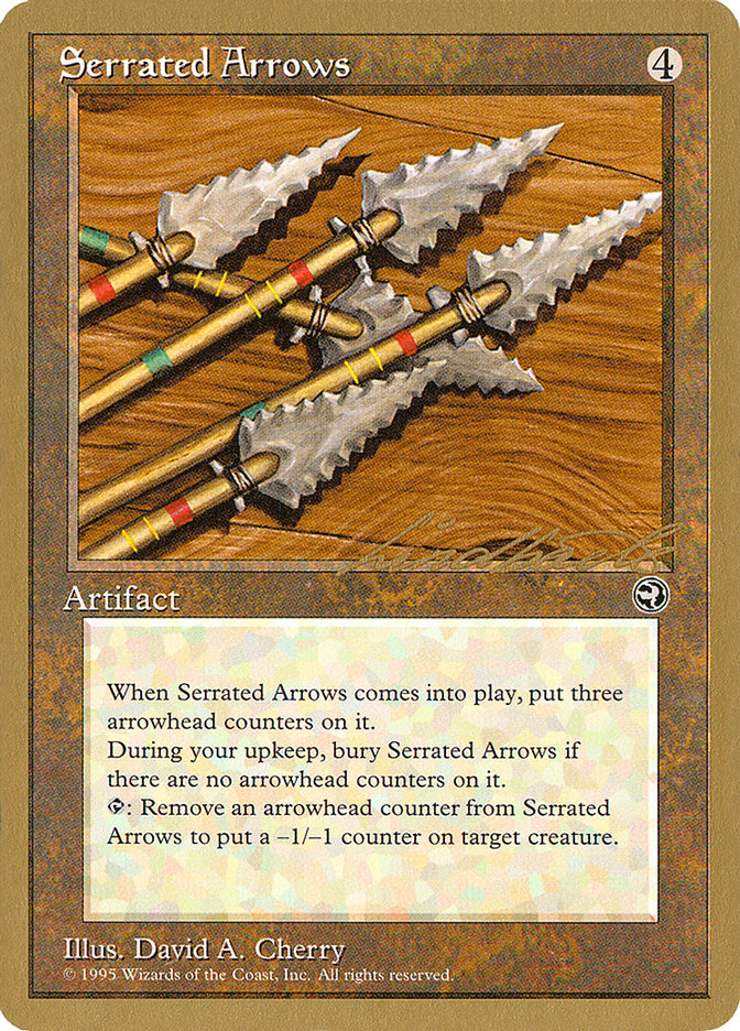 Serrated Arrows (Leon Lindback) [Pro Tour Collector Set] | Card Merchant Takapuna