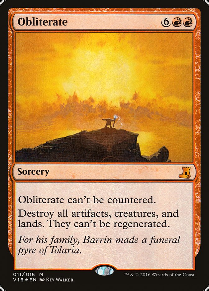 Obliterate [From the Vault: Lore] | Card Merchant Takapuna