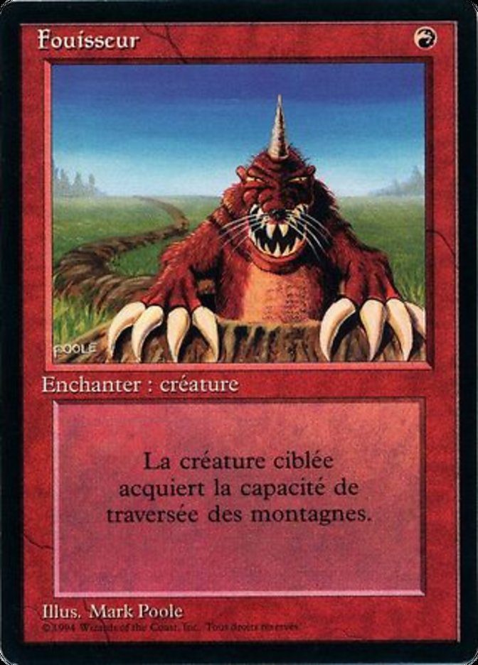 Burrowing [Foreign Black Border] | Card Merchant Takapuna