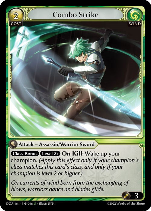Combo Strike (206) [Dawn of Ashes: 1st Edition] | Card Merchant Takapuna