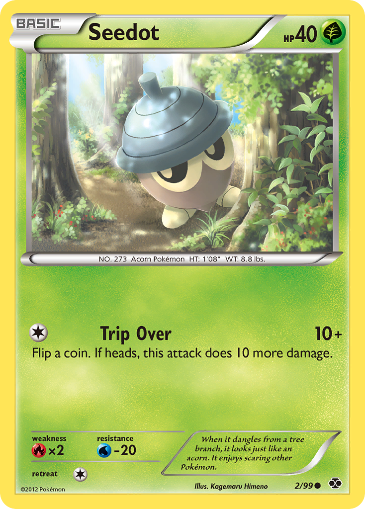 Seedot (2/99) [Black & White: Next Destinies] | Card Merchant Takapuna