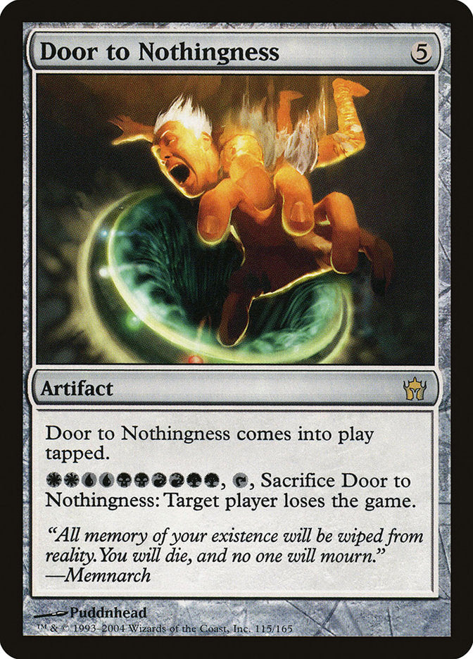 Door to Nothingness [Fifth Dawn] | Card Merchant Takapuna