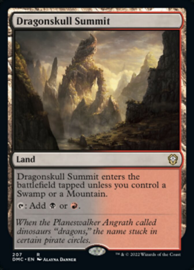 Dragonskull Summit [Dominaria United Commander] | Card Merchant Takapuna