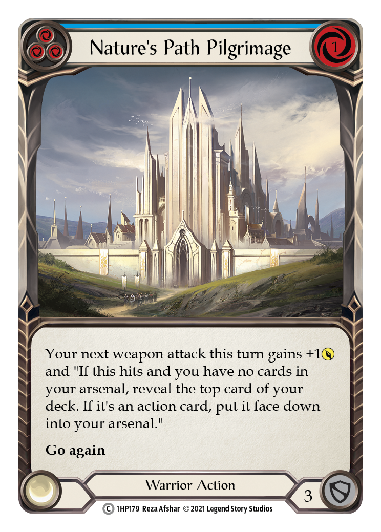 Nature's Path Pilgrimage (Blue) [1HP179] (History Pack 1) | Card Merchant Takapuna