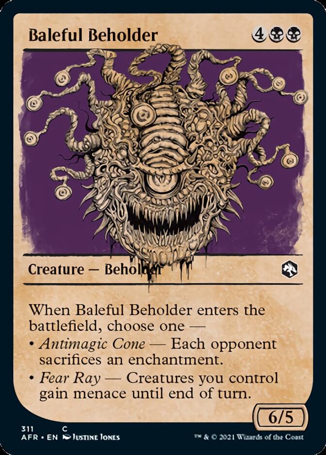 Baleful Beholder (Showcase) [Dungeons & Dragons: Adventures in the Forgotten Realms] | Card Merchant Takapuna