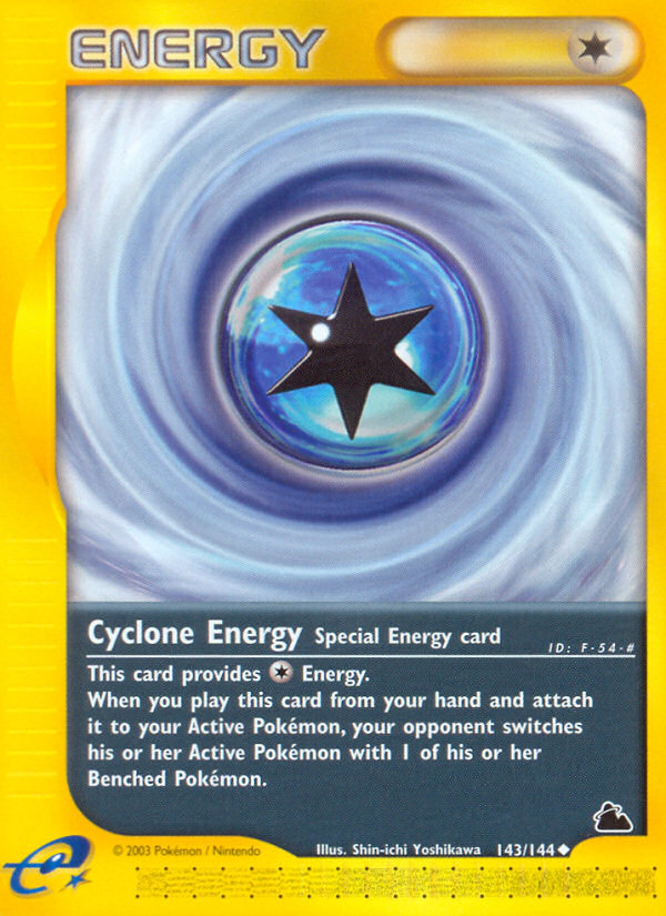 Cyclone Energy (143/144) [Skyridge] | Card Merchant Takapuna