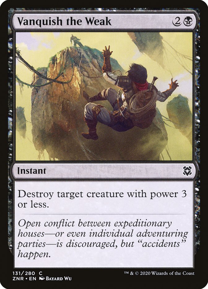 Vanquish the Weak [Zendikar Rising] | Card Merchant Takapuna