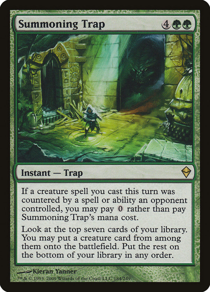 Summoning Trap [Zendikar] | Card Merchant Takapuna