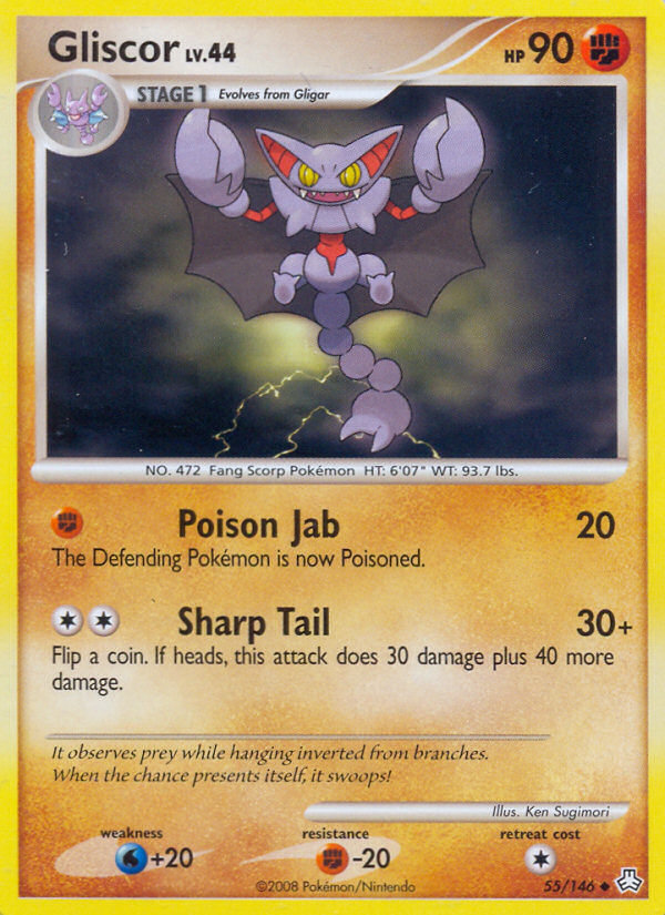 Gliscor (55/146) [Diamond & Pearl: Legends Awakened] | Card Merchant Takapuna