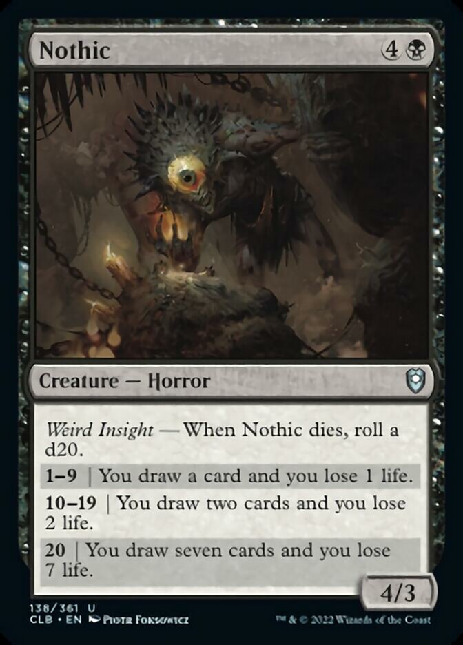 Nothic [Commander Legends: Battle for Baldur's Gate] | Card Merchant Takapuna