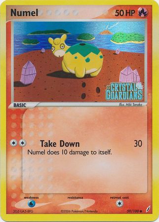 Numel (59/100) (Stamped) [EX: Crystal Guardians] | Card Merchant Takapuna