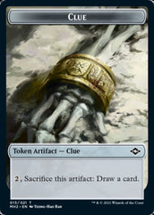 Clue (15) // Golem Double-Sided Token [Modern Horizons 2 Tokens] | Card Merchant Takapuna