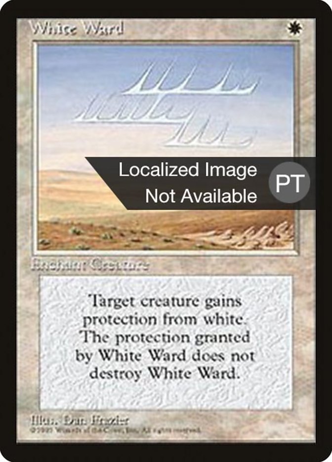 White Ward [Fourth Edition (Foreign Black Border)] | Card Merchant Takapuna
