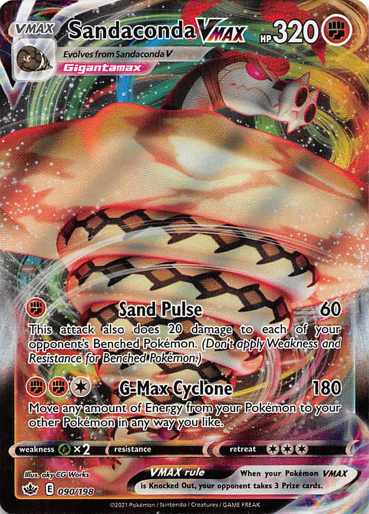 Sandaconda VMAX (090/198) [Sword & Shield: Chilling Reign] | Card Merchant Takapuna