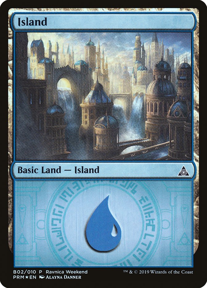 Island (B02) [Ravnica Allegiance Guild Kit] | Card Merchant Takapuna