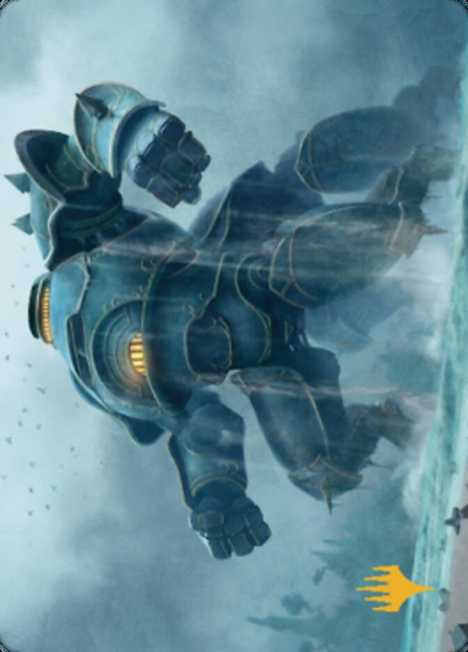 Depth Charge Colossus Art Card (Gold-Stamped Planeswalker Symbol) [The Brothers' War Art Series] | Card Merchant Takapuna
