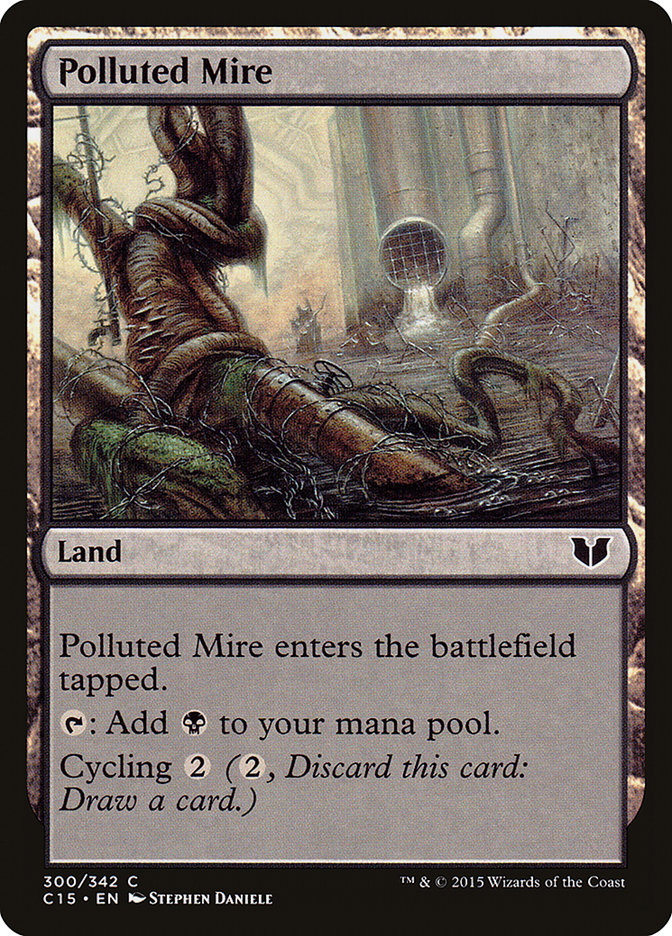Polluted Mire [Commander 2015] | Card Merchant Takapuna