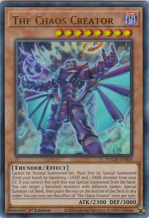 The Chaos Creator [TOCH-EN006] Ultra Rare | Card Merchant Takapuna
