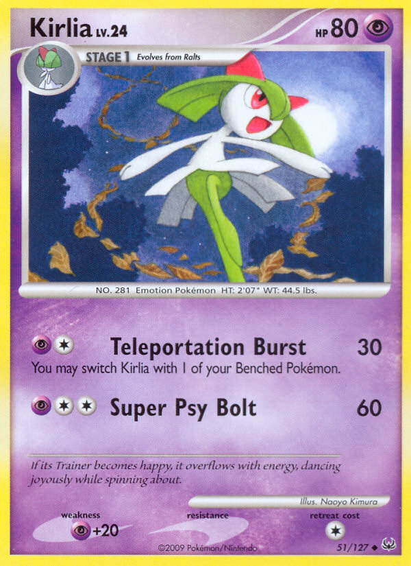 Kirlia (51/127) [Platinum: Base Set] | Card Merchant Takapuna