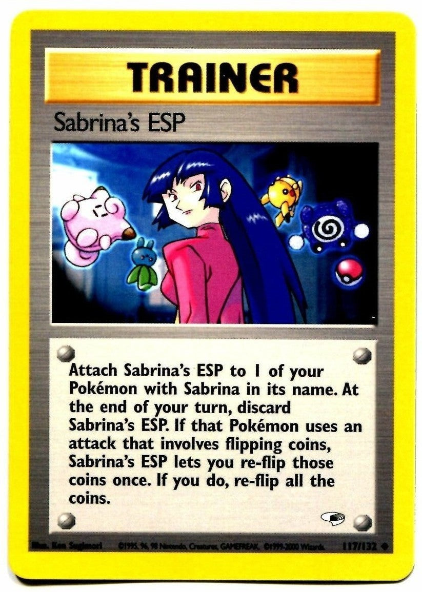 Sabrina's ESP (117/132) [Gym Heroes Unlimited] | Card Merchant Takapuna