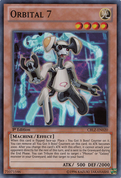Orbital 7 [CBLZ-EN020] Super Rare | Card Merchant Takapuna