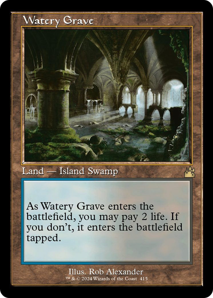 Watery Grave (Retro) [Ravnica Remastered] | Card Merchant Takapuna