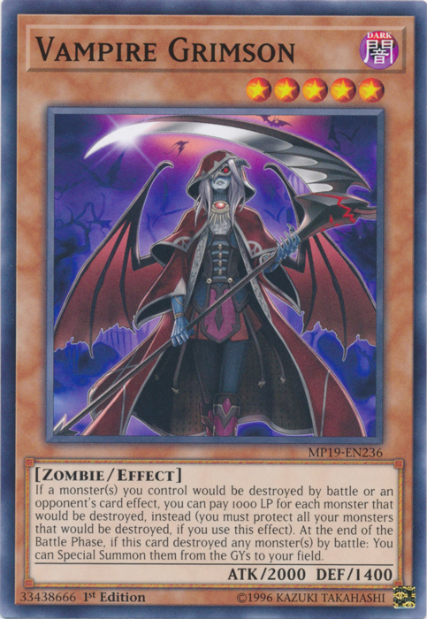 Vampire Grimson [MP19-EN236] Common | Card Merchant Takapuna