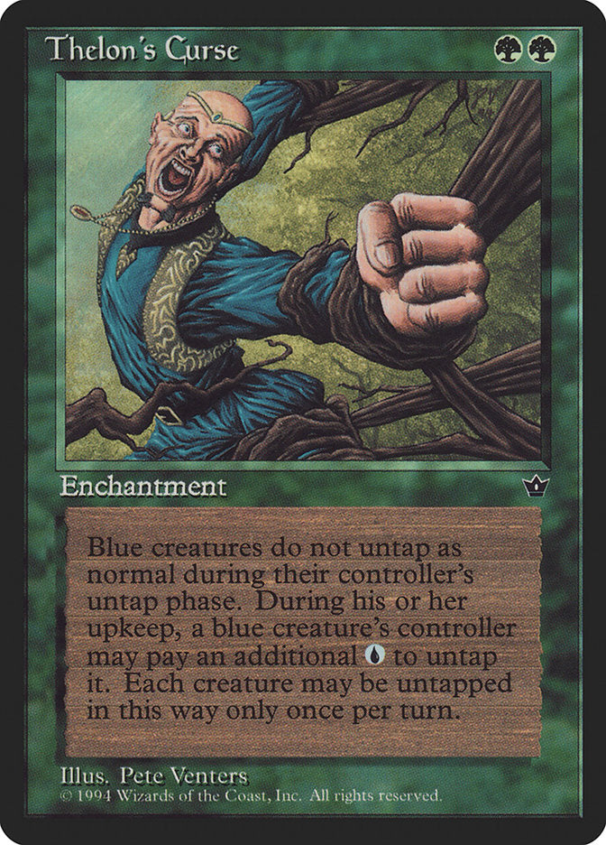 Thelon's Curse [Fallen Empires] | Card Merchant Takapuna