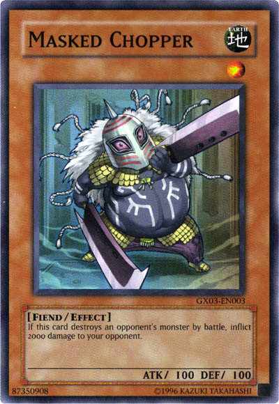 Masked Chopper [GX03-EN003] Super Rare | Card Merchant Takapuna