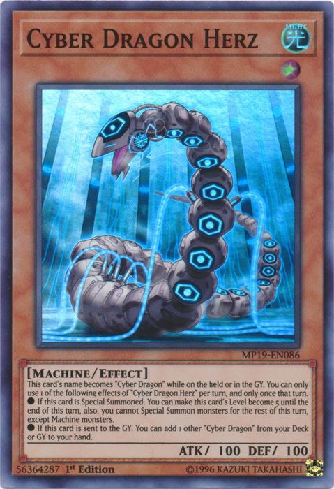 Cyber Dragon Herz [MP19-EN086] Super Rare | Card Merchant Takapuna