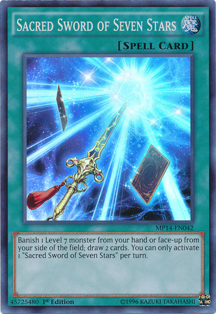 Sacred Sword of Seven Stars [MP14-EN042] Super Rare | Card Merchant Takapuna
