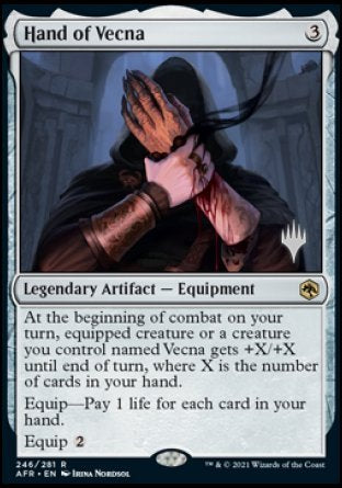 Hand of Vecna (Promo Pack) [Dungeons & Dragons: Adventures in the Forgotten Realms Promos] | Card Merchant Takapuna