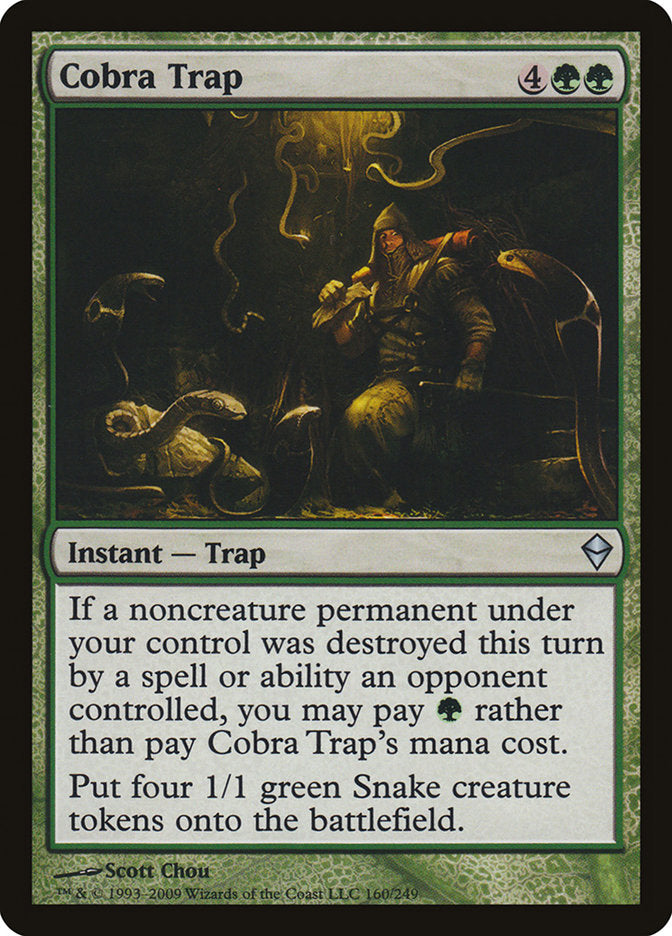 Cobra Trap [Zendikar] | Card Merchant Takapuna