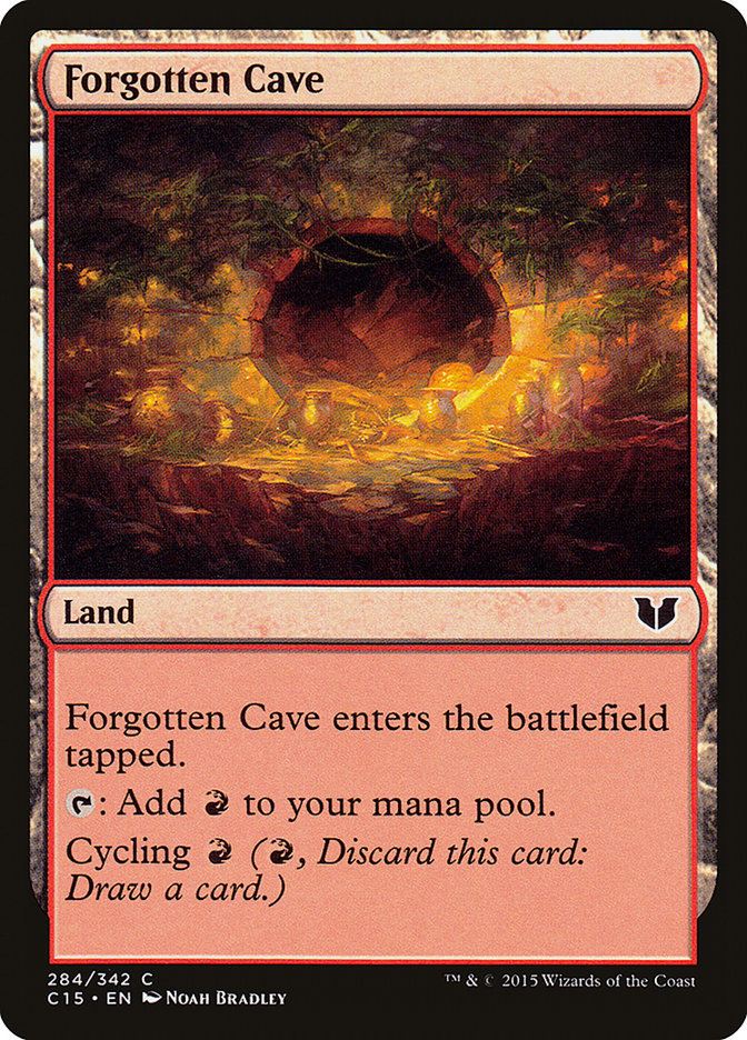 Forgotten Cave [Commander 2015] | Card Merchant Takapuna