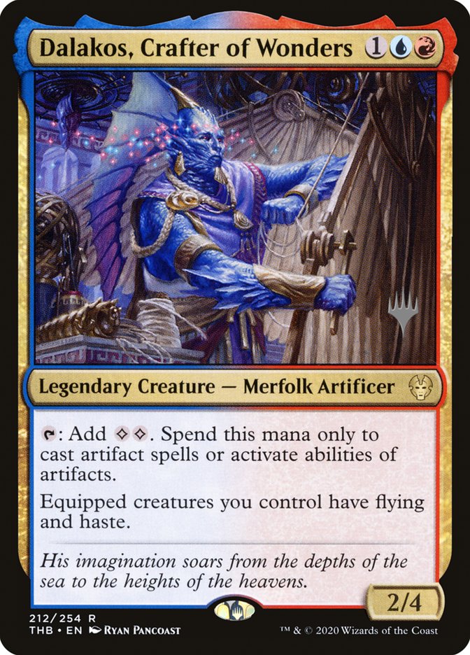 Dalakos, Crafter of Wonders (Promo Pack) [Theros Beyond Death Promos] | Card Merchant Takapuna