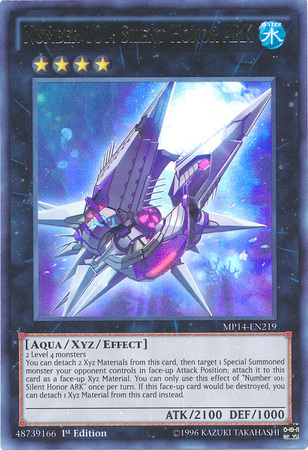 Number 101: Silent Honor ARK [MP14-EN219] Ultra Rare | Card Merchant Takapuna