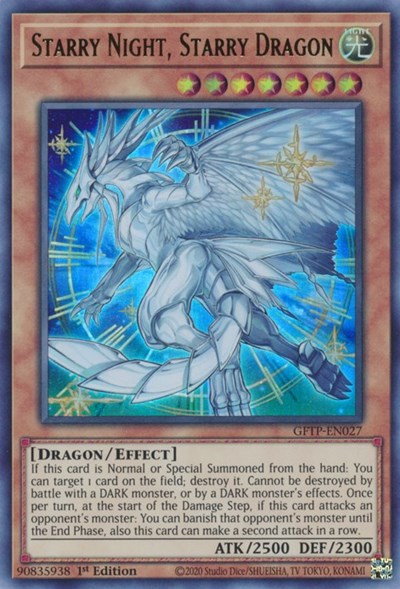 Starry Night, Starry Dragon [GFTP-EN027] Ultra Rare | Card Merchant Takapuna
