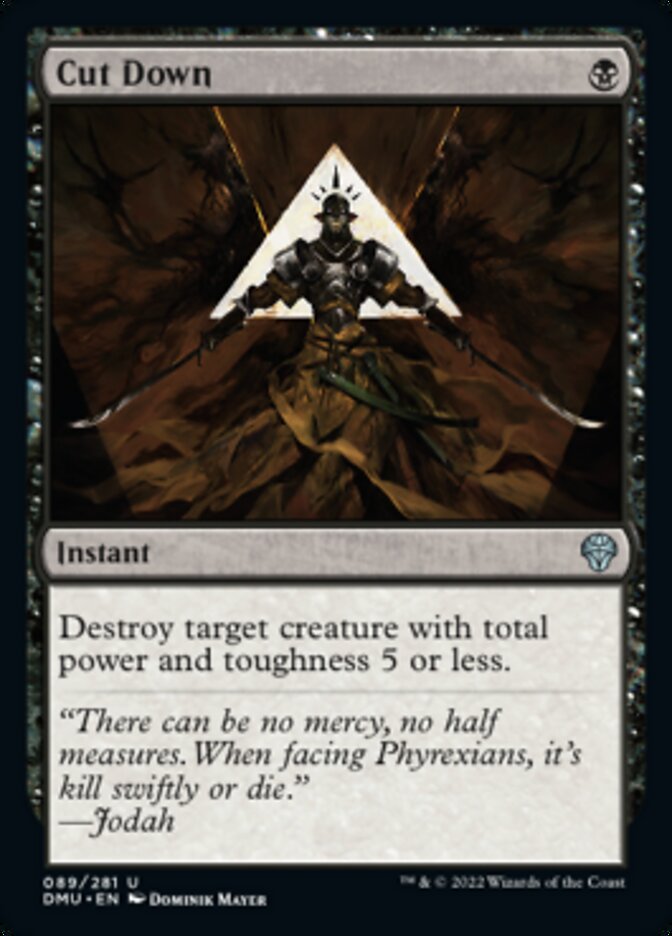 Cut Down [Dominaria United] | Card Merchant Takapuna