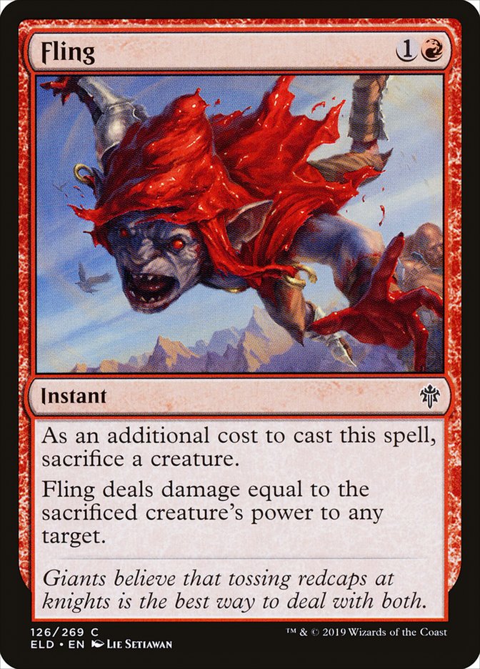 Fling [Throne of Eldraine] | Card Merchant Takapuna