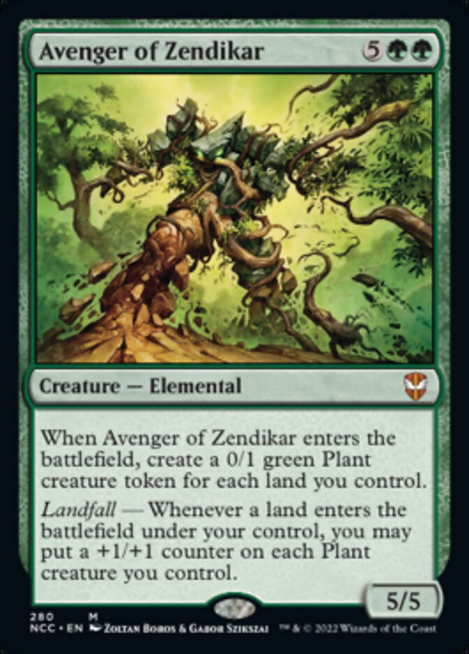 Avenger of Zendikar [Streets of New Capenna Commander] | Card Merchant Takapuna