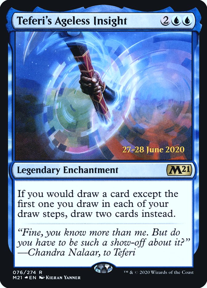 Teferi's Ageless Insight [Core Set 2021 Prerelease Promos] | Card Merchant Takapuna