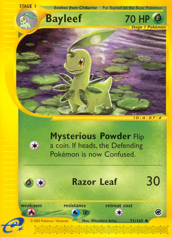 Bayleef (71/165) [Expedition: Base Set] | Card Merchant Takapuna