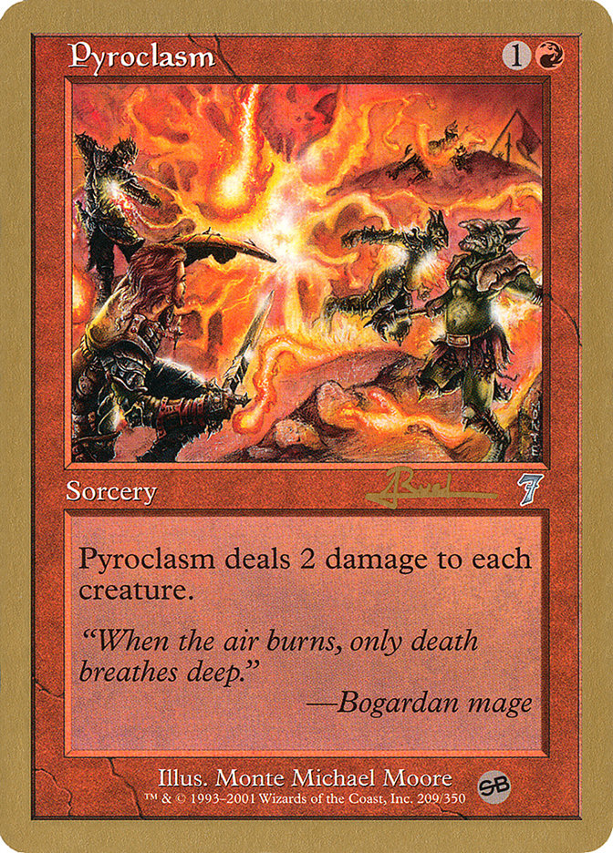 Pyroclasm (Antoine Ruel) (SB) [World Championship Decks 2001] | Card Merchant Takapuna