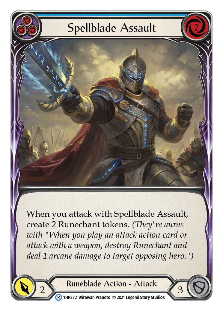Spellblade Assault (Blue) [1HP272] (History Pack 1) | Card Merchant Takapuna
