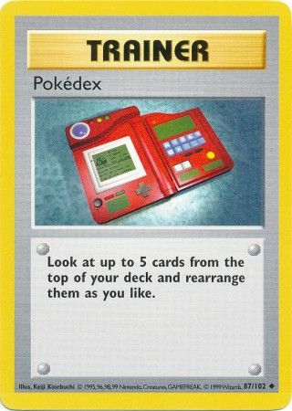 Pokedex (87/102) [Base Set Shadowless Unlimited] | Card Merchant Takapuna