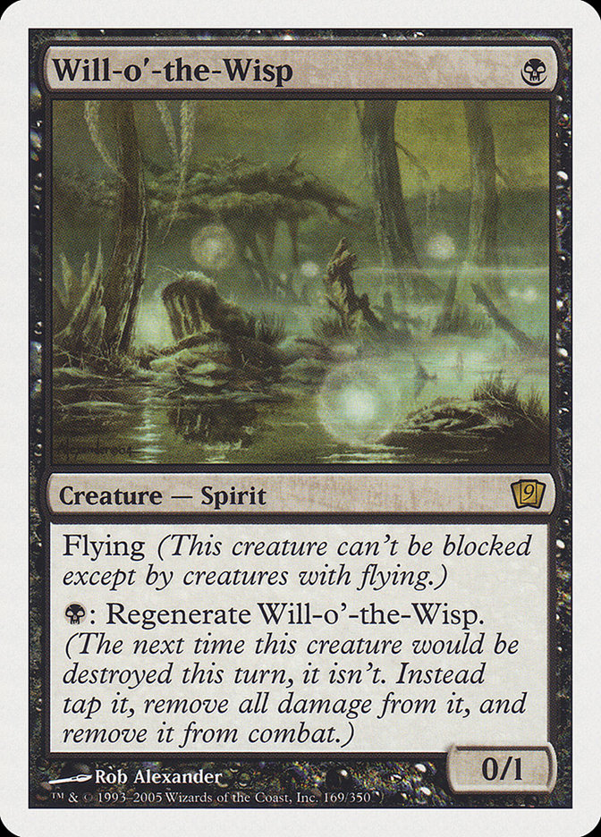 Will-o'-the-Wisp [Ninth Edition] | Card Merchant Takapuna