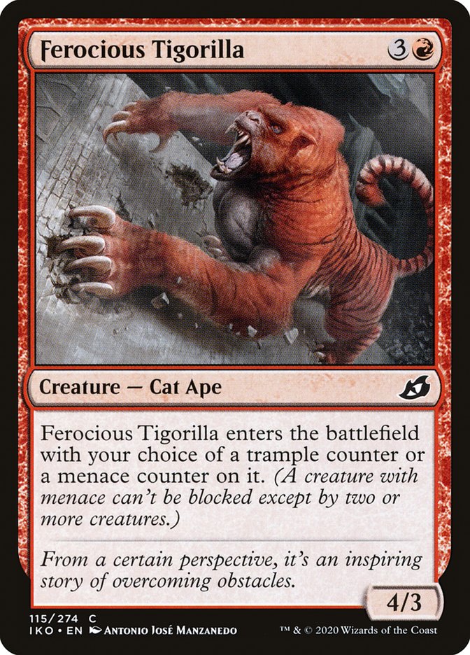 Ferocious Tigorilla [Ikoria: Lair of Behemoths] | Card Merchant Takapuna