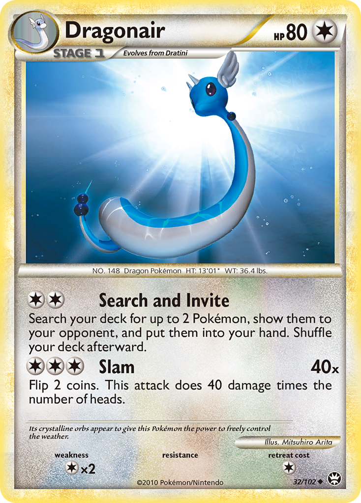 Dragonair (32/102) [HeartGold & SoulSilver: Triumphant] | Card Merchant Takapuna