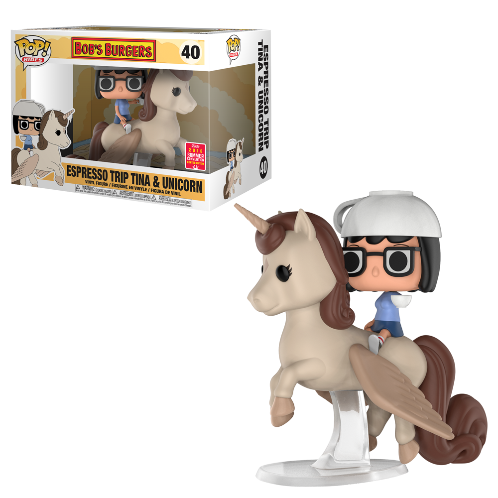 Bob's Burger - Espresso Trip Tina & Unicorn Pop! 40 | Card Merchant Takapuna