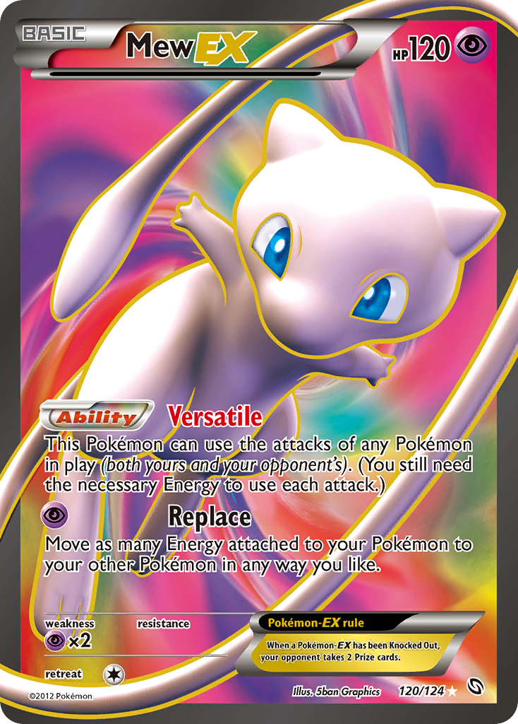 Mew EX (120/124) [Black & White: Dragons Exalted] | Card Merchant Takapuna